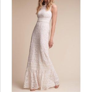 BHLDN Ojai Dress Hitherto Lace Full Length Wedding